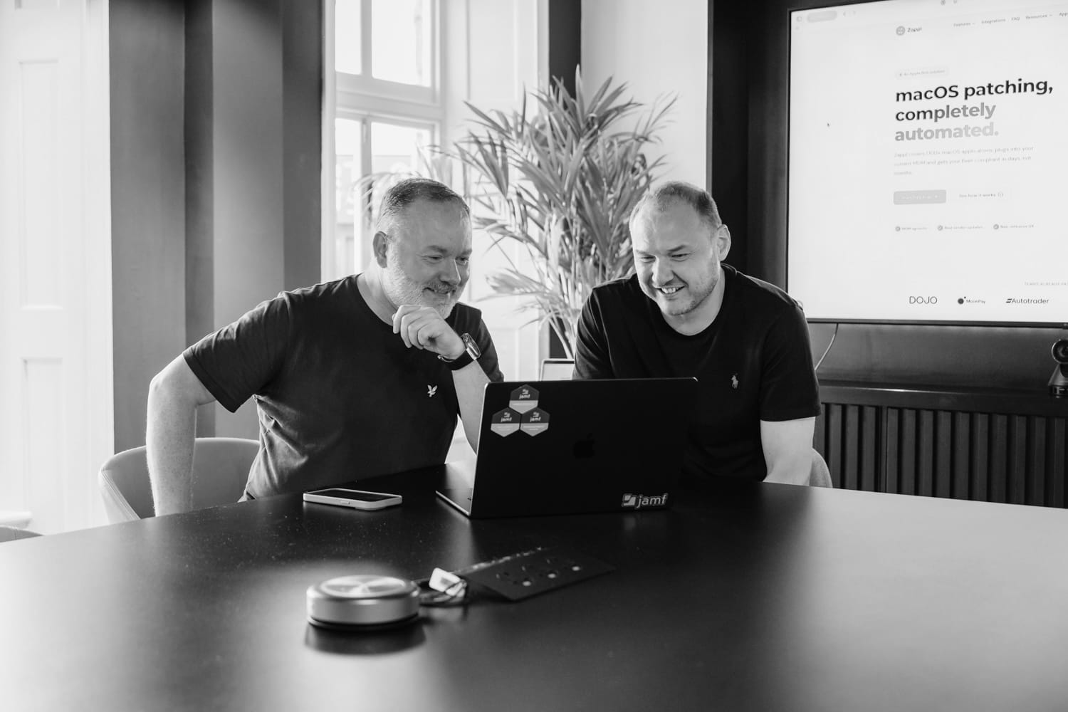 The Dare team working together in the Newcastle office